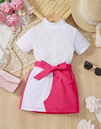 Vestido Infantil Aurora Fucsia