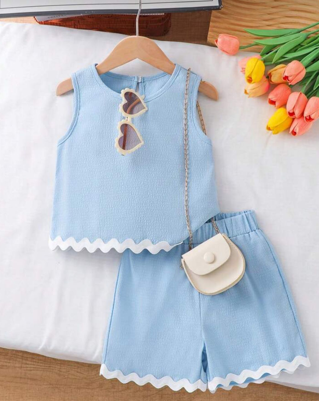 Conjunto blusa y short